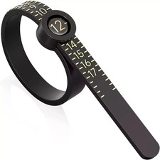 Ring Sizer Measuring Tool Set Metal Finger Sizing Gauge Women Men Wedding New picture