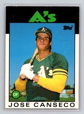 1986 Topps Traded - Jose Canseco #20T RC (I) picture