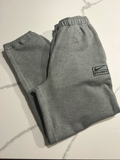 Nike x Stussy Gray Sweatpants Men’s M Drawstring Elastic Waist picture