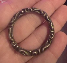 Vintage Early 2000s Chrome Hearts Big Scroll Pendant Charm picture