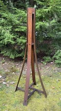 Antique Mission Arts & Crafts Bentwood Quartersawn Oak Hall Tree Coat Rack Stand picture