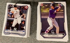 2026 Bowman Complete Rookie Vers & Prospects Set #1-100 & BP #1-150 - 250 Cards picture