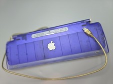 Vintage Apple M2452 USB Keyboard - Grape Purple  - Parts / Repair ONLY picture