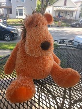 Gund G5.0 Lion Orange Plush Shaggy Large Rare 14