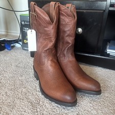 Tecovas Men's Ranchwear Bandera Leather Cowboy Boots - Never Worn - Size 14EE picture