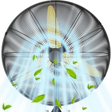 Uthfy Wall Mount Fan with 3-Speed,Outdoor Heavy Duty Industrial Oscillating Fan picture