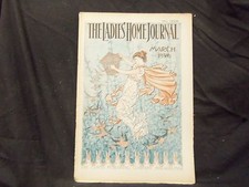 1896 MARCH LADIES' HOME JOURNAL MAGAZINE - GREAT ILLUSTRATIONS & ADS - ST 1554 picture