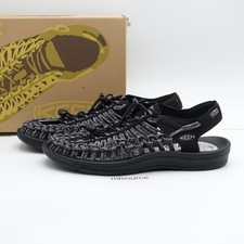 KEEN UNEEK Sandals Artpara Fukagawa Men's 1029738 Black/Gray picture
