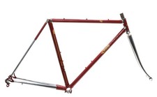 Cinelli Supercorsa Frameset 50.5cm C-T Bordeaux w/ Chrome Columbus SLX NEW NOS picture
