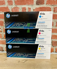 HP 414A Toner Cartridge Set  3 Colour (W2021A - W2022A - W2023A) picture
