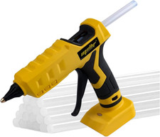 Mellif Cordless Hot Glue Gun Compatible with Dewalt 20V Battery, Handheld Electr picture