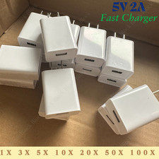 5V 2A USB Port Wall Charger 5 Volt 2 Amp AC-DC Power Wall Adapter Converter Lot picture