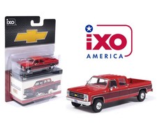 IXO 1/64 1979 Chevrolet Scottsdale K20 Red Crew Cab. picture