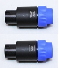 (2) Two Genuine NEUTRIK NL8FC Female 8 Pole Original SpeakON Cable Connector picture