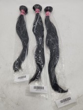 UNICE Straight 100% Human Hair 3 Piece Bundles. 16, 18, 20 (no box or bag) picture