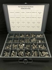 875pc: STAINLESS STEEL FLAT ALLEN HEAD SOCKET CAP SCREW- Assortment kit Set picture