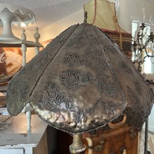 Heavy OOAK Tom Greene Brutalist Lamp Shade The Details MCM Copper Metal picture