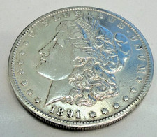 1891 S Morgan Silver Dollar - Us coin - Ungraded  picture