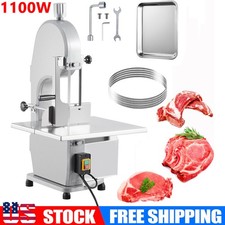 1100W Commercial Electric Meat Bandsaw Bone Sawing Machine Frozen Cutter Saw US picture