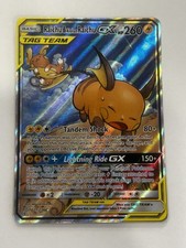 2019 Pokémon Raichu & Alolan Raichu GX 221/236 Unified Minds Alt Full Art picture