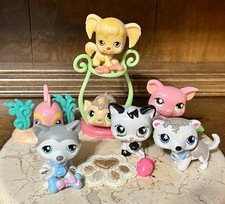 Authentic Littlest Pet Shop Rare 2007 set of 7 Promo Pets🐾 picture