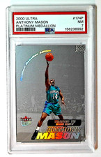 2000-01 Ultra Anthony Mason #174P PLATINUM MEDALLION /50 PSA 7 Pop 1 none higher picture