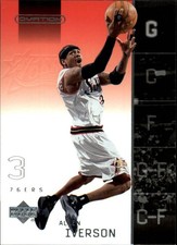 2002-03 Upper Deck Ovation #63 Allen Iverson - BSK picture