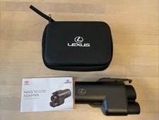 Toyota NACS to CCS1 Tesla Supercharger adapter for BZ4X EV Fast DC charging OEM picture