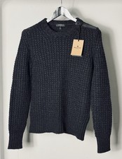 Belstaff Cable Knit Sweater - Made In Italy - Sz S picture