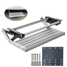 RV Steps Aluminum Manual Retractable RV Stairs 400 LBS for RV Trailer Camping picture
