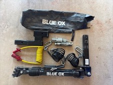 Blue Ox Alpha Tow Bar BX7365 6500 LB Flat Tow Hitch Bumper Adapter BX88358 Lock picture