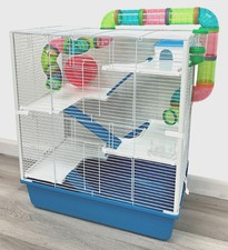 X-LARGE 5-Levels Deluxe Hamster Habitat Crossover Tube House Cage Gerbil Mice picture