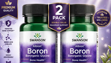 2 Pack BORON Bororganic Glycine 6 mg 120 Caps - Joint & Bone Health High Absorp. picture