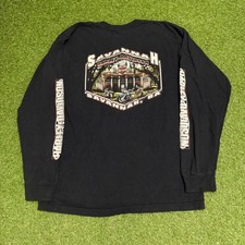 Harley-davidson Men's Black and Navy T-shirt picture