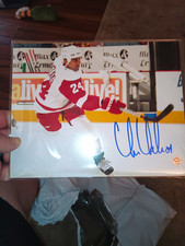 Chris Chelios Signed Detroit Red Wings NHL Hockey 8x10 Photo Original picture