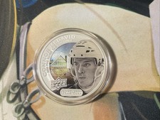 2017 U.D Grandeur CONNOR MCDAVID RC 1 Troy OZ. .9999. Silver Coin /5000 WITH BOX picture