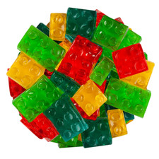 3D Gummy Building Blocks Sweet Soft Chewy Candy 8oz-5lb picture