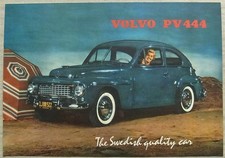 VOLVO PV 444 USA Car Sales Specification Leaflet June 1956 Ref UR 6126 picture