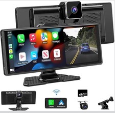 10.26'' IPS Touch Screen Carplay Apple Android Stereo 4K Dash Cam/1080P Rear Cam picture