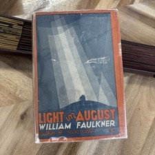Light In August First Edition/First Print 1932 Hardcover Book William Faulkner picture
