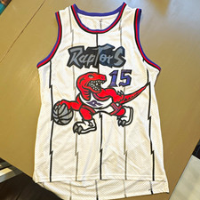 Toronto Raptors Vince Carter #15 NBA Basketball Jersey Mens M White picture