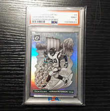 Panini 2024 Donruss Optic Downtown Legends Adrian Peterson Vikings #8 PSA 9 picture