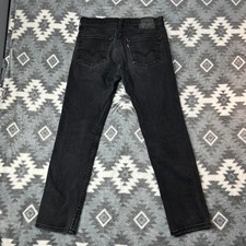 Levis 511 Slim Fit Jeans Mens 31x30 Black Denim WaterLess 04511-1907 Pants picture