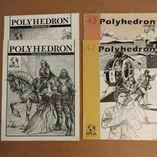 TSR RPGA Polyhedron Newszine Lot #33 #39 #42 #43 AD&D D&D Magazine picture