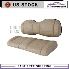 Universal Deluxe Seat Bottom & Back Cushion Set for Club Car EZGO Yamaha Stone picture