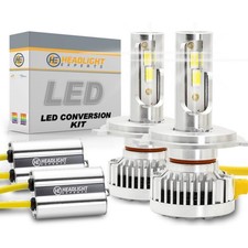 1999 Triumph Motorcycle Tiger  H4 LED Headlight Bulbs 20K Lumens Dual Beam Kit picture