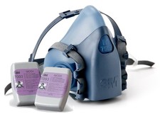 3m Reusable Respirator 7502 with 2 sets of 7093 P-100 filters, PPE, mask picture
