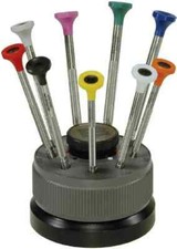 BERGEON 30081-S09 Rotating stand with 9 screwdrivers for Watchmakers SWISS MADE picture