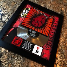 METALLICA ( St. Anger ) Platinum Music Award Vinyl LP Record CD picture