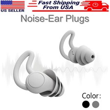 2Pair Noise Reduction Earplugs 40dB Super Comfortable Silicone Reusable Earplugs picture